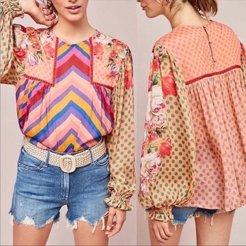Anthropologie Blank London Swing Blouse